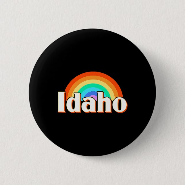 Idaho Rainbow  Button (Front)