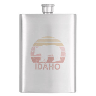 Idaho Retro Bear Flask