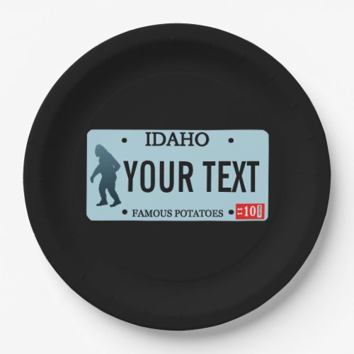Idaho Sasquatch License Plate