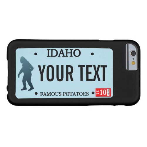 Idaho Sasquatch License Plate Barely There iPhone 6 Case