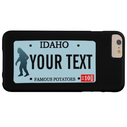 Idaho Sasquatch License Plate Barely There iPhone 6 Plus Case