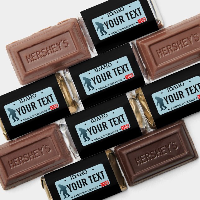 Idaho Sasquatch License Plate Hershey's Miniatures (Assorted)