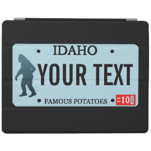 Idaho Sasquatch License Plate iPad Smart Cover
