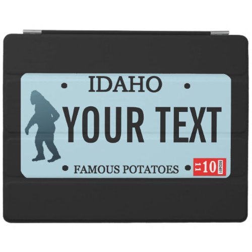 Idaho Sasquatch License Plate iPad Smart Cover