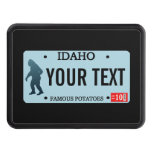 Idaho Sasquatch License Plate Tow Hitch Cover at Zazzle