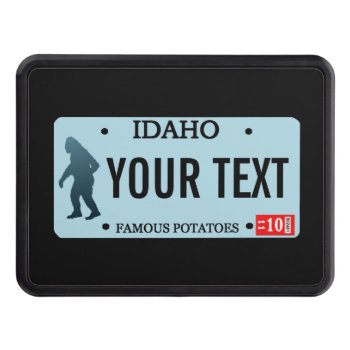 Idaho Sasquatch License Plate Tow Hitch Cover by Bluestar48 at Zazzle