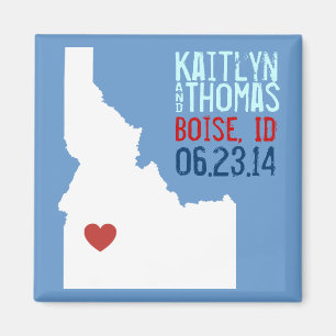 Idaho Save the Date - Customizable City Magnet