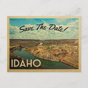 Idaho Save The Date Vintage Postcards