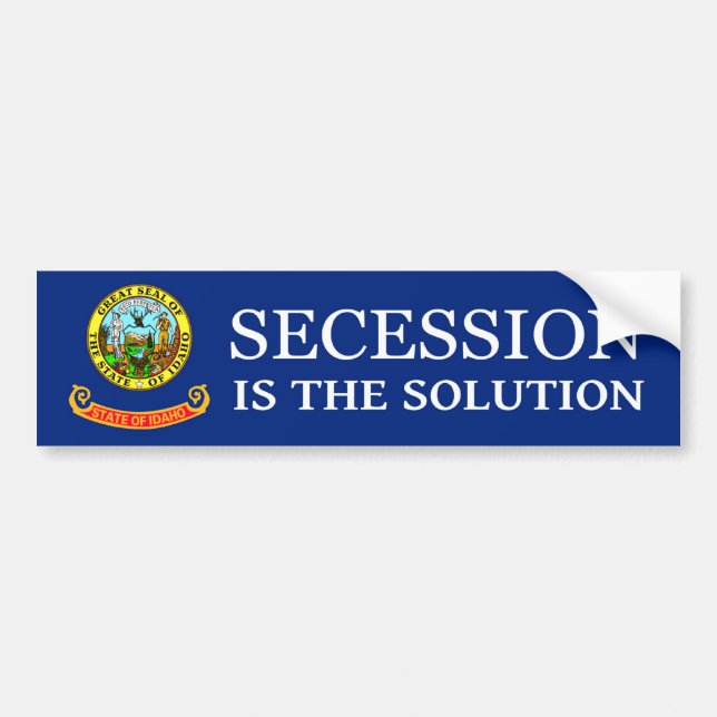 Idaho Secession Bumper Sticker (Front)