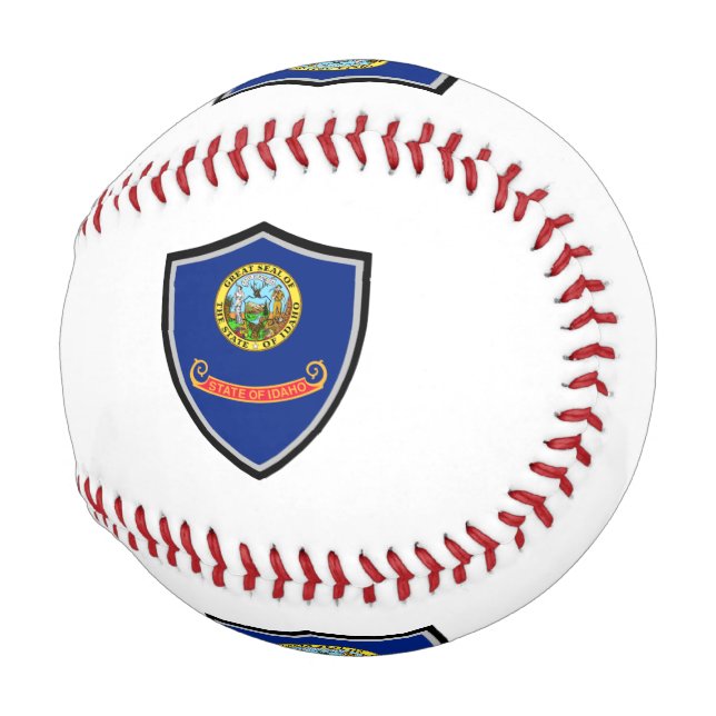 Idaho shield flag baseball (Front Right)