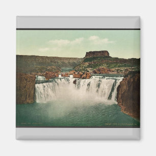 Idaho. Shoshone Falls rare Photochrom Magnet