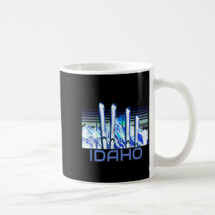 Idaho ski accessories retro idaho skiing coffee mug