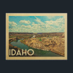 Idaho Snake River Canyon Vintage Travel Postcard<br><div class="desc">Idaho design in Vintage Travel style featuring Snake River canyon in this wonderful nature setting.</div>