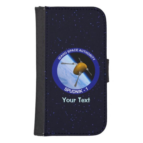 Idaho Space Program Satellite Spudnik _ 1 Phone Wallet