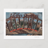 Idaho Springs, Colorado - Large Letter Scenes