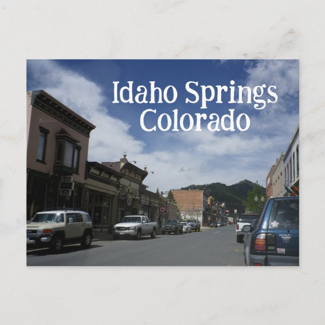 Idaho Springs Colorado Postcard (Front)