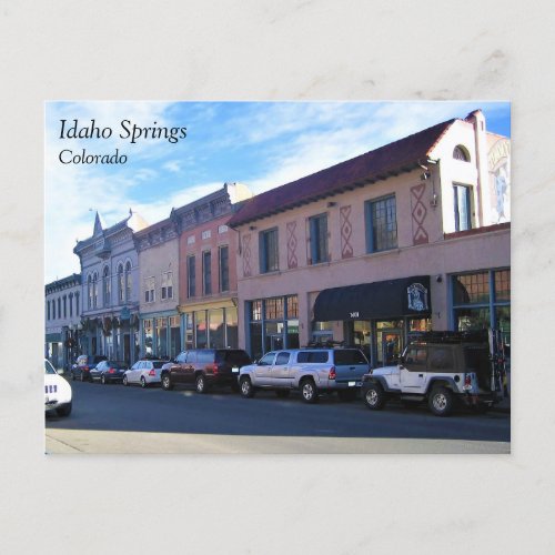 Idaho Springs Colorado Postcard