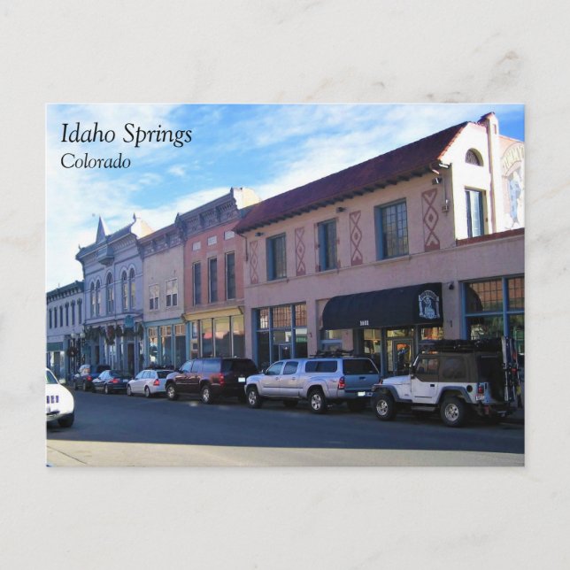 Idaho Springs, Colorado Postcard (Front)