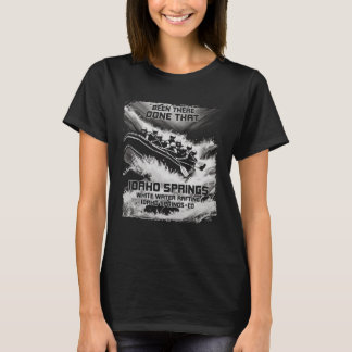 Idaho Springs White Water Rafting River Rapids Col T-Shirt