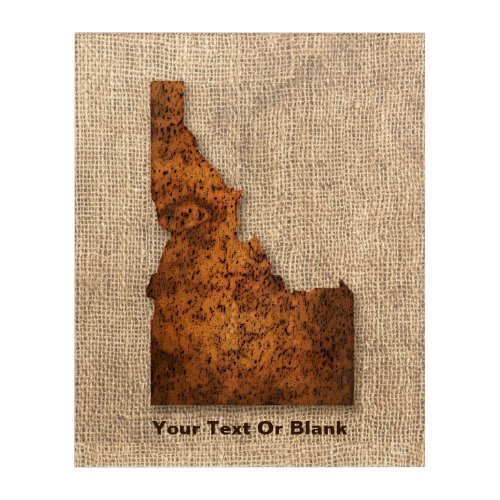 Idaho Spud Map Acrylic Print