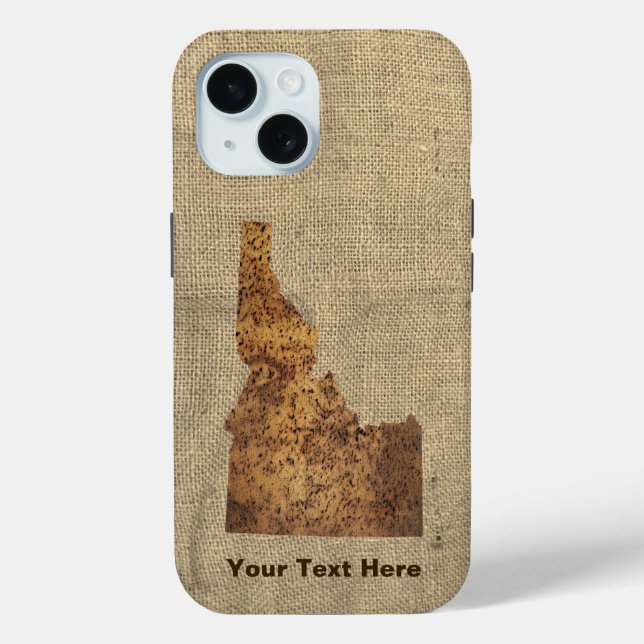 Idaho Spud Map Case-Mate iPhone Case (Back)