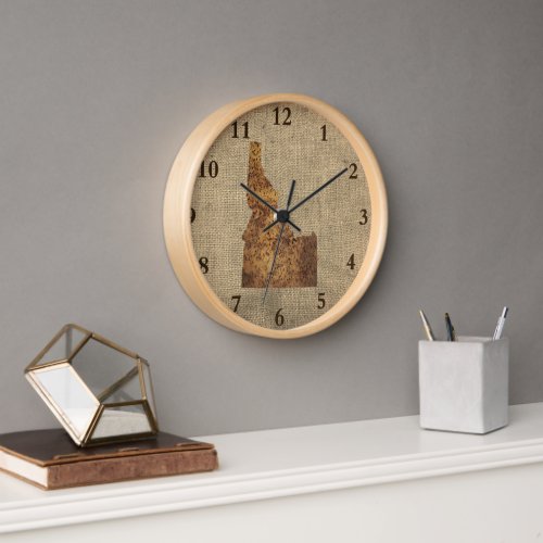 Idaho Spud Map Clock