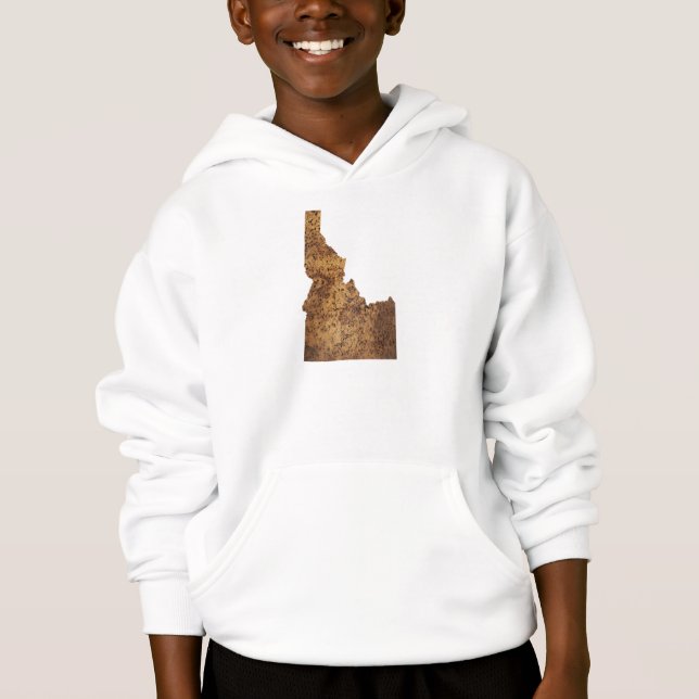 Idaho Spud Map Hoodie (Front)