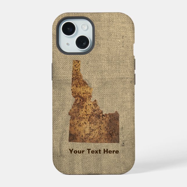 Idaho Spud Map Iphone Case (Back)