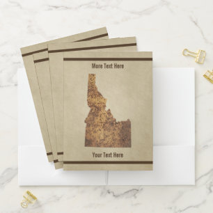 Idaho Spud Map Pocket Folder