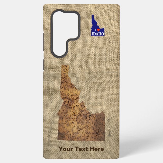 Idaho Spud Map Samsung Galaxy Case (Back)