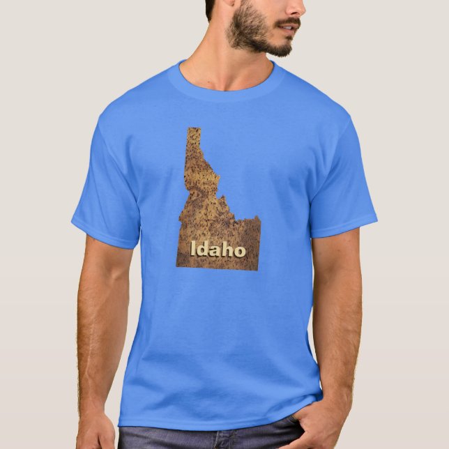 Idaho Spud Map T-Shirt (Front)