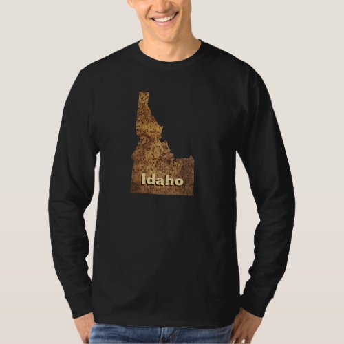 Idaho Spud Map T_Shirt