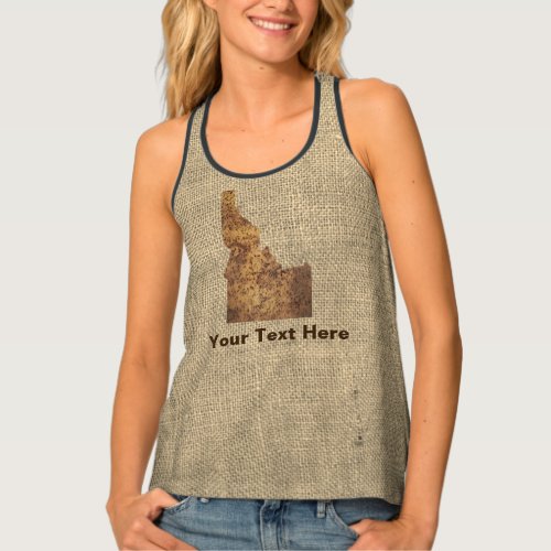 Idaho Spud Map Tank Top