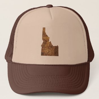 Idaho Spud Map Trucker Hat by Bluestar48 at Zazzle