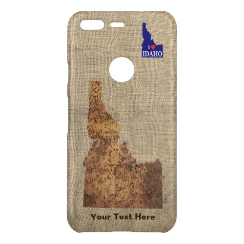 Idaho Spud Map Uncommon Google Pixel Case