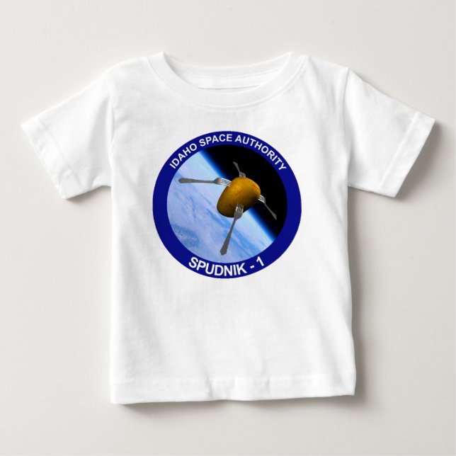 Idaho Spudnik Satellite Mission Patch Baby T-Shirt (Front)