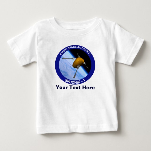 Idaho Spudnik Satellite Mission Patch Baby T-Shirt (Front)