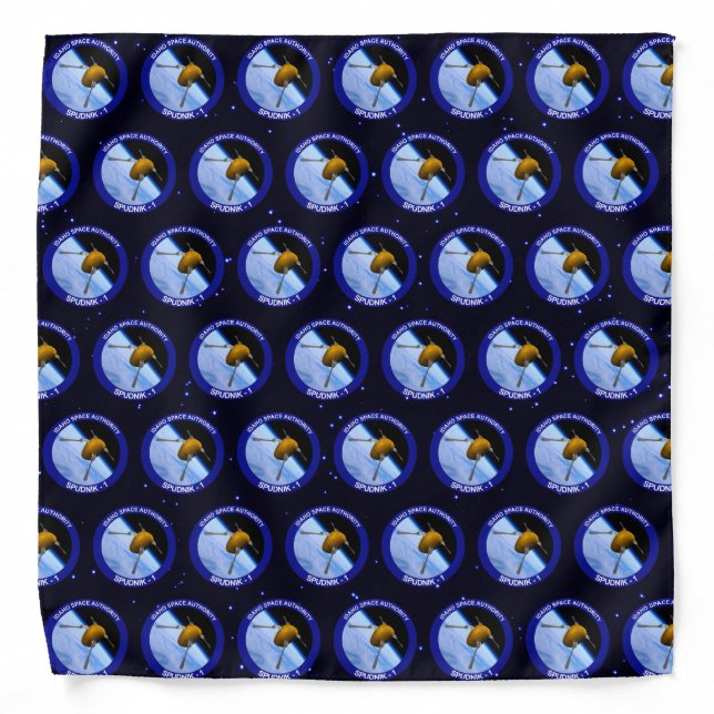 Idaho Spudnik Satellite Mission Patch Bandana (Front)