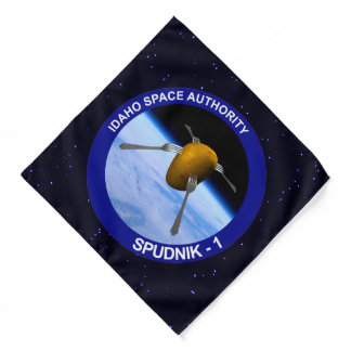 Idaho Spudnik Satellite Mission Patch Bandana