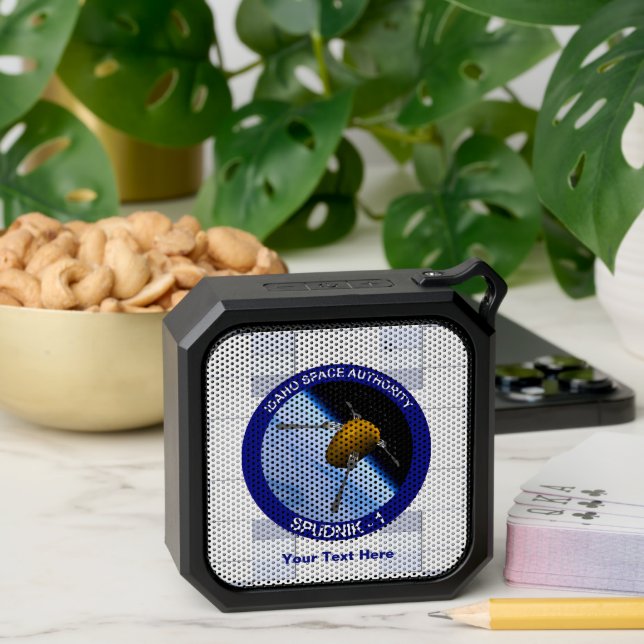 Idaho Spudnik Satellite Mission Patch Bluetooth Speaker (Insitu(Table))
