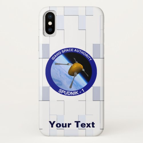 Idaho Spudnik Satellite Mission Patch iPhone XS Case