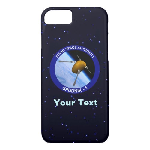 Idaho Spudnik Satellite Mission Patch iPhone 87 Case