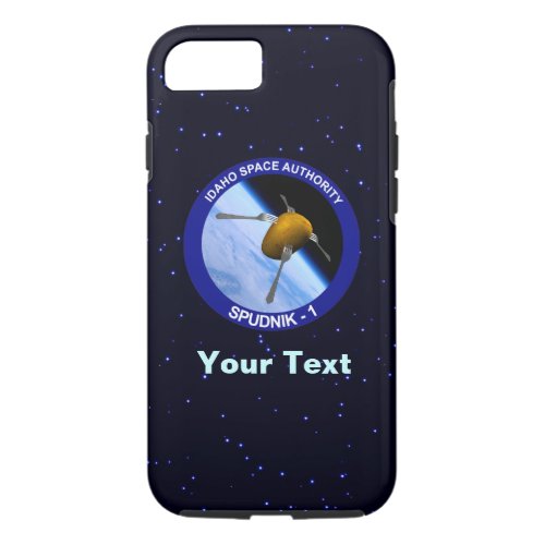 Idaho Spudnik Satellite Mission Patch iPhone 87 Case