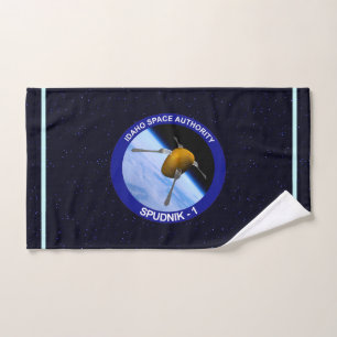 Idaho Spudnik Satellite Mission Patch Hand Towel