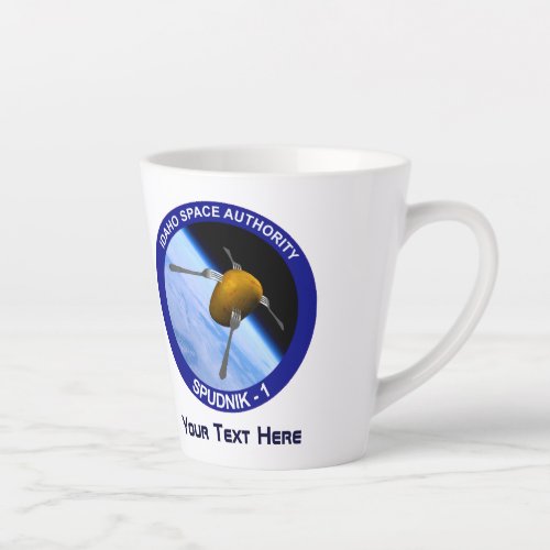 Idaho Spudnik Satellite Mission Patch Latte Mug