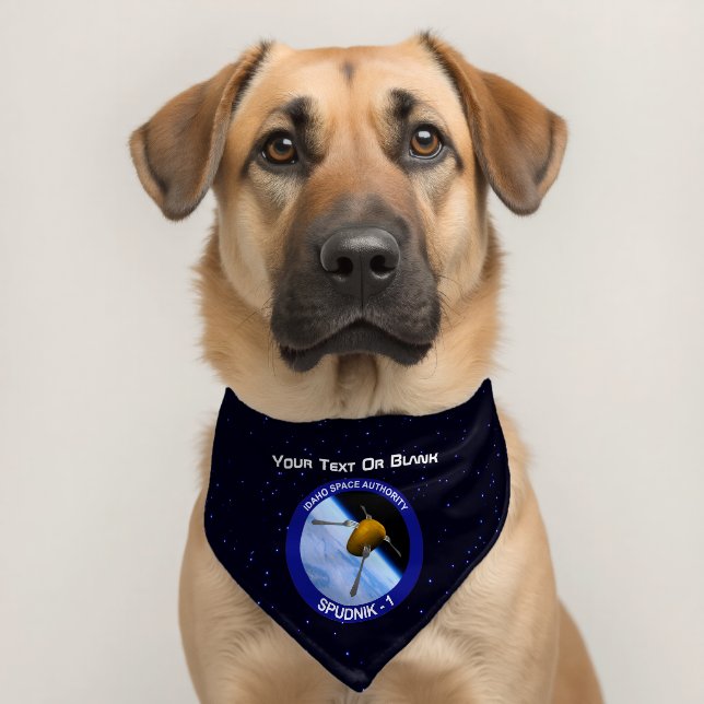Idaho Spudnik Satellite Mission Patch Pet Bandana Collar (Dog 2)