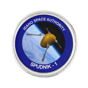 Idaho Spudnik Satellite Mission Patch Pin
