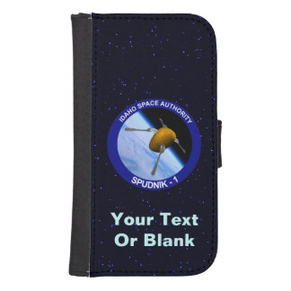 Idaho Spudnik Satellite Mission Patch Wallet Phone Case For Samsung Galaxy S4