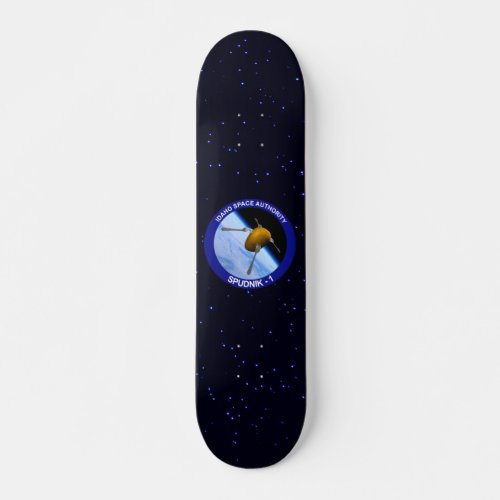 Idaho Spudnik Satellite Mission Patch Skateboard Deck