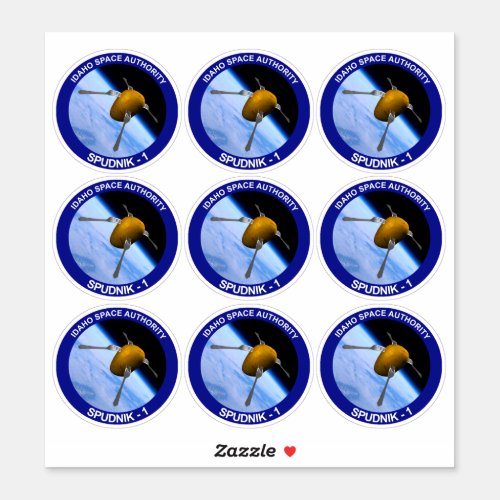 Idaho Spudnik Satellite Mission Patch Sticker